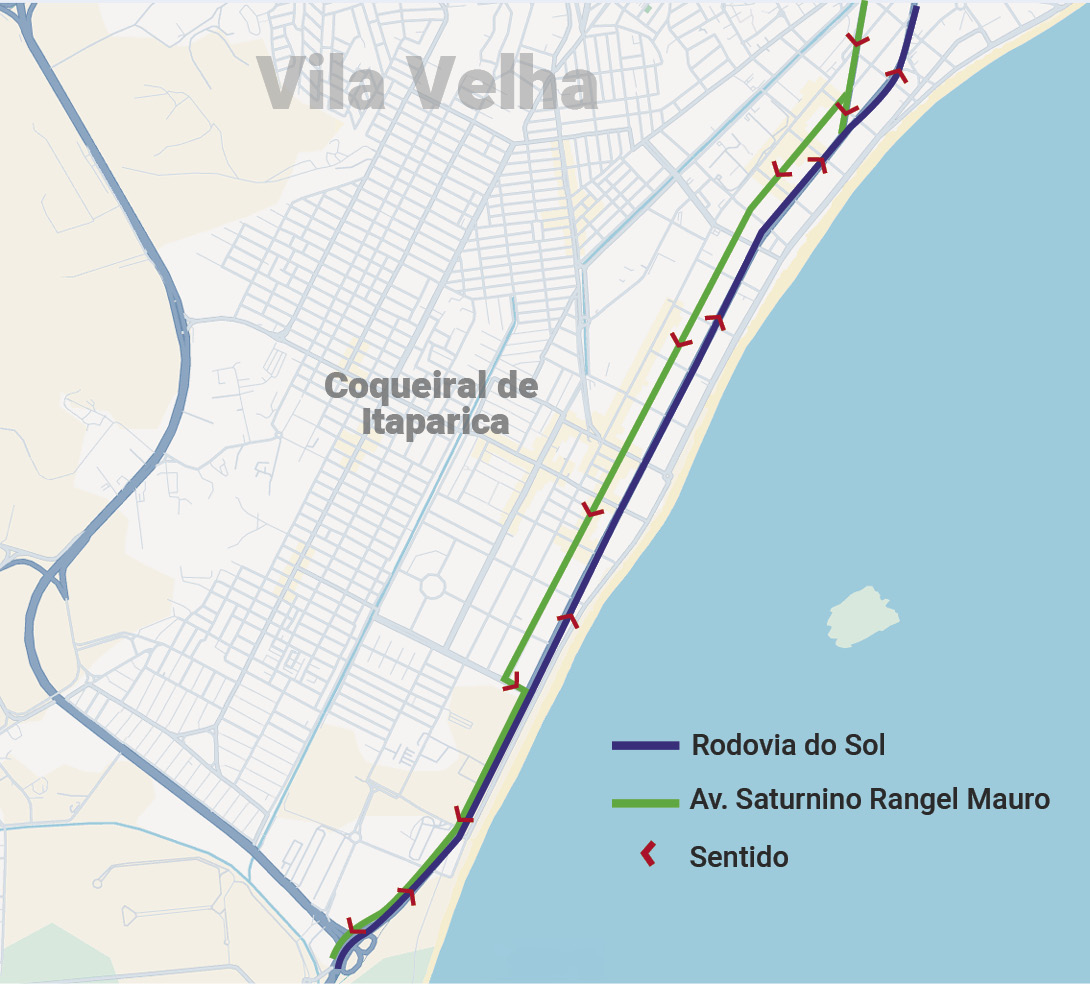 Binário em VV: 16 linhas do Transcol terão itinerário alterado
