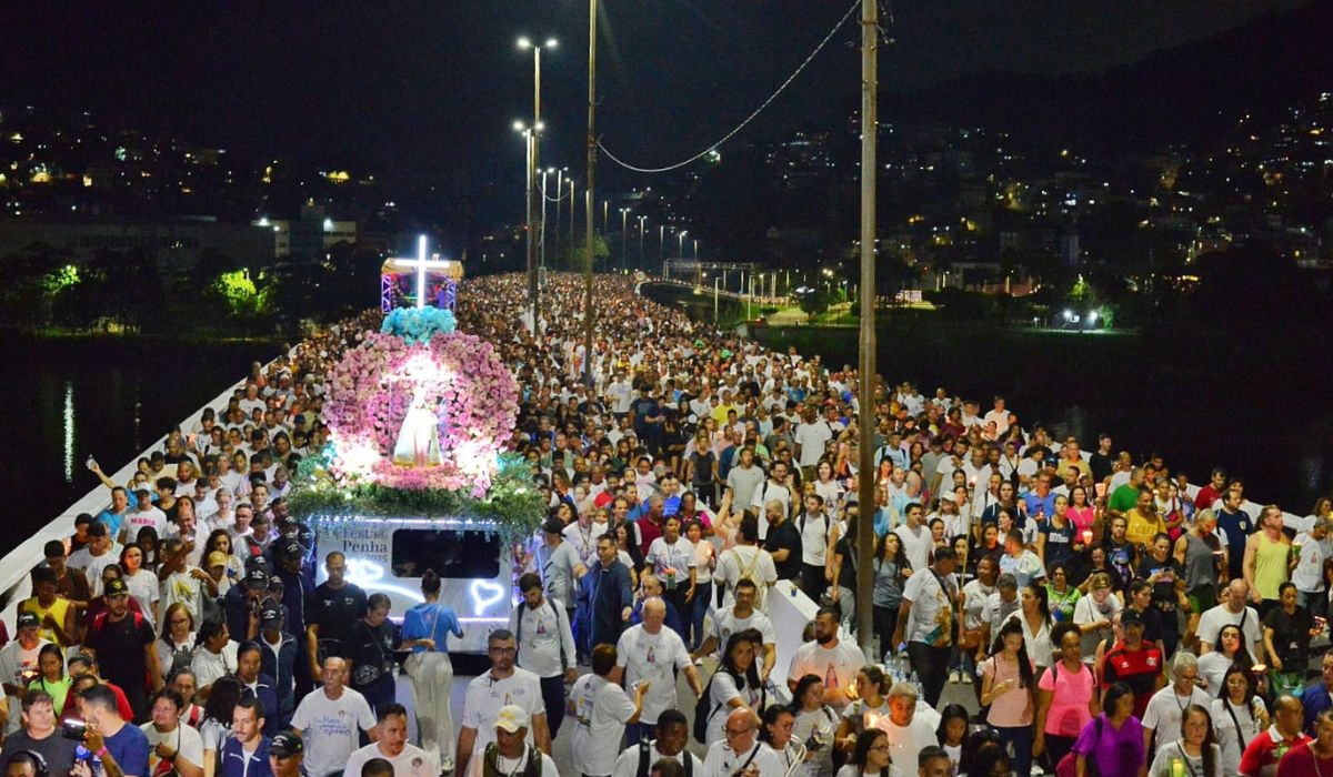 Festa da Penha é oficialmente patrimônio cultural nacional, impulsionando turismo, economia e valorizando as tradições religiosas capixabas. Foto: LR Comunicação