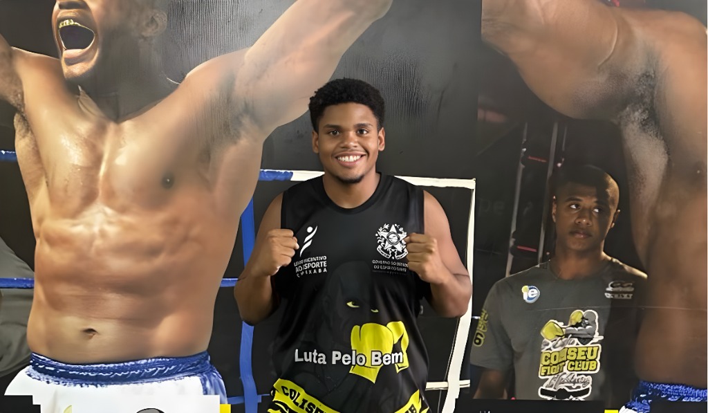 Gabriel eliminou mais de 70 quilos, resultado que ele atribui diretamente ao ambiente de apoio criado pelo projeto e pela equipe de treinamento. Foto: divulgação/ Coliseu Fight Kickboxing