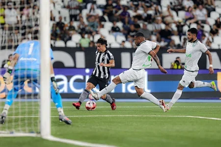Botafogo e Boavista em partida do campeonato carioca, com empate sem gols. Foto: Arthur Barreto/Botafogo