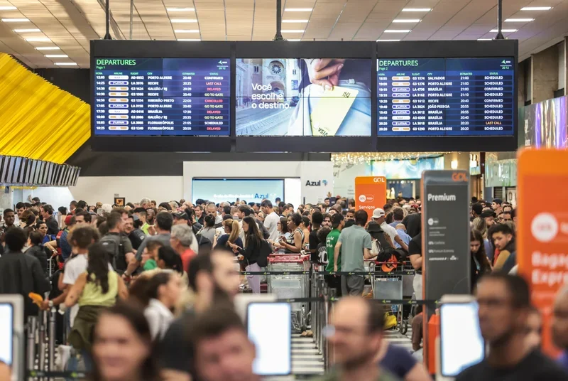 Crescimento da demanda por transporte aéreo global em janeiro de 2026 é destacado.