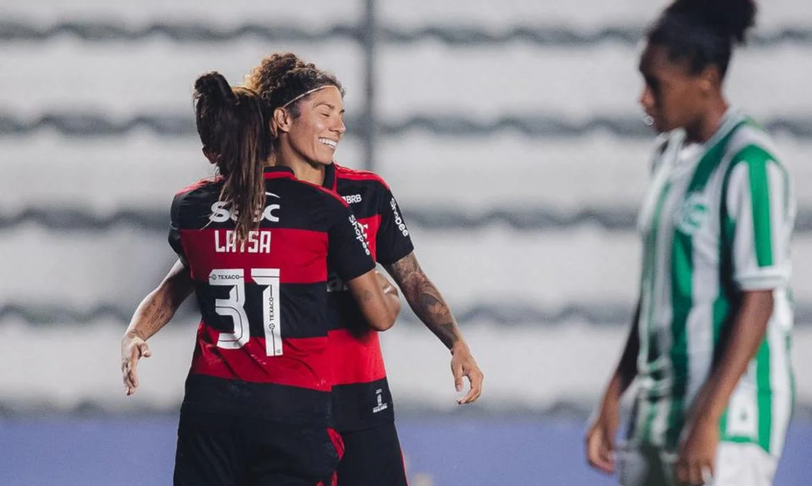 Flamengo derrota Juventude em partida do Campeonato Brasileiro Feminino por 3 a 1.