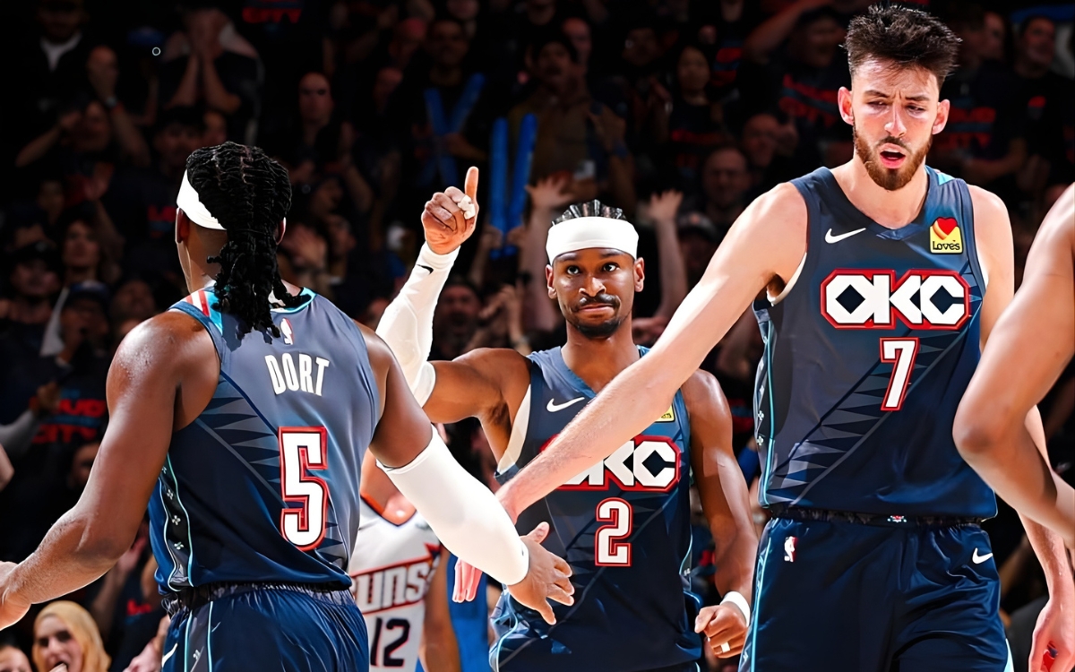 Oklahoma City Thunder derrota o Phoenix Suns e preocupa com lesão de Jalen Williams.