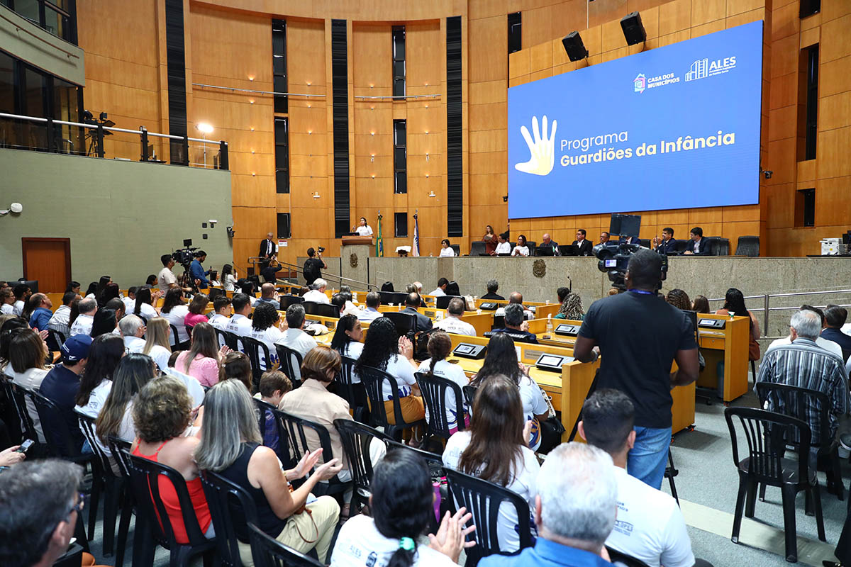 Assembleia Legislativa lança programa Guardiões da Infância para fortalecer rede de proteção no Espírito Santo. Foto: Paula Ferreira
