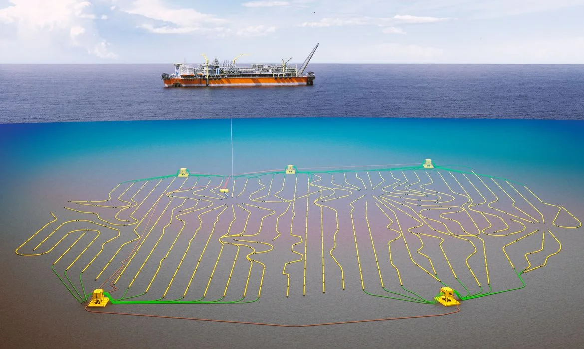 Petrobras implementa tecnologia de monitoramento sísmico em campo de Mero na Bacia de Santos.