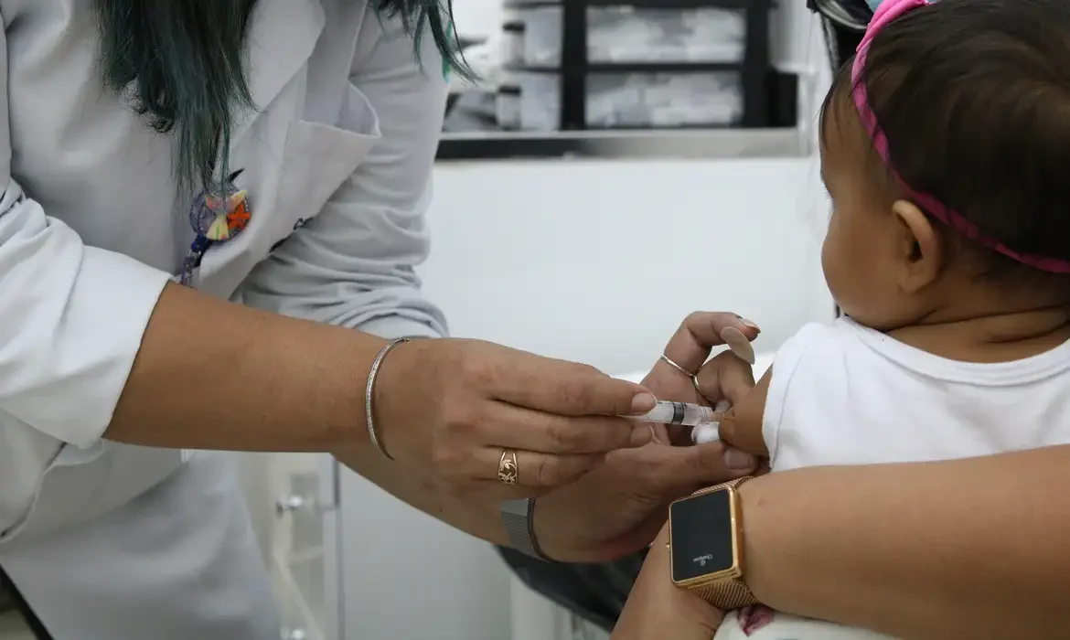 Crescimento de casos de Síndrome Respiratória Aguda Grave em crianças menores de 2 anos.