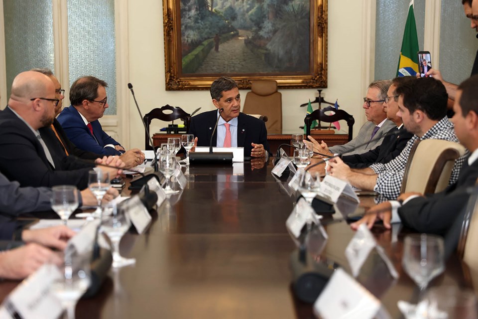 Ferraço reúne cúpula da segurança pública em primeira reunião do Estado Presente e define diretrizes estratégicas para o Espírito Santo. Foto: Cid Costa/Governo-ES