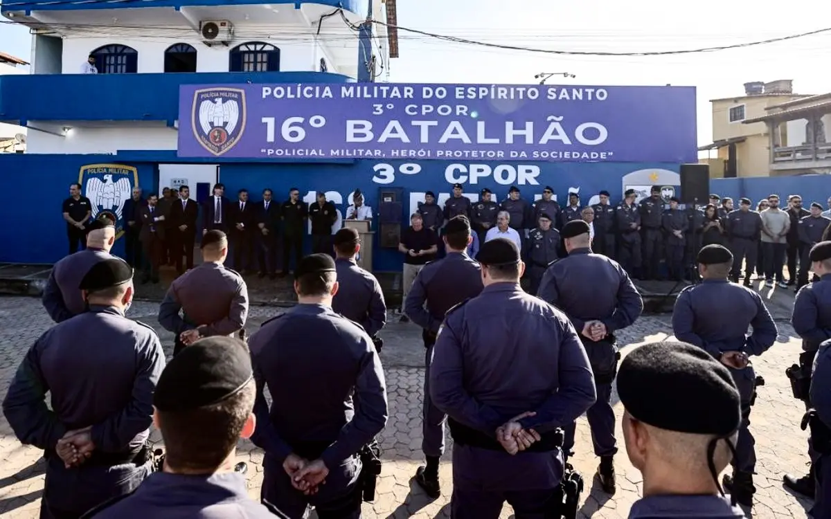 O município de Marataízes ganhou um novo batalhão da Polícia Militar