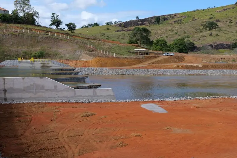 A barragem na sede de Aracruz acumula um milhão de metros cúbicos.
