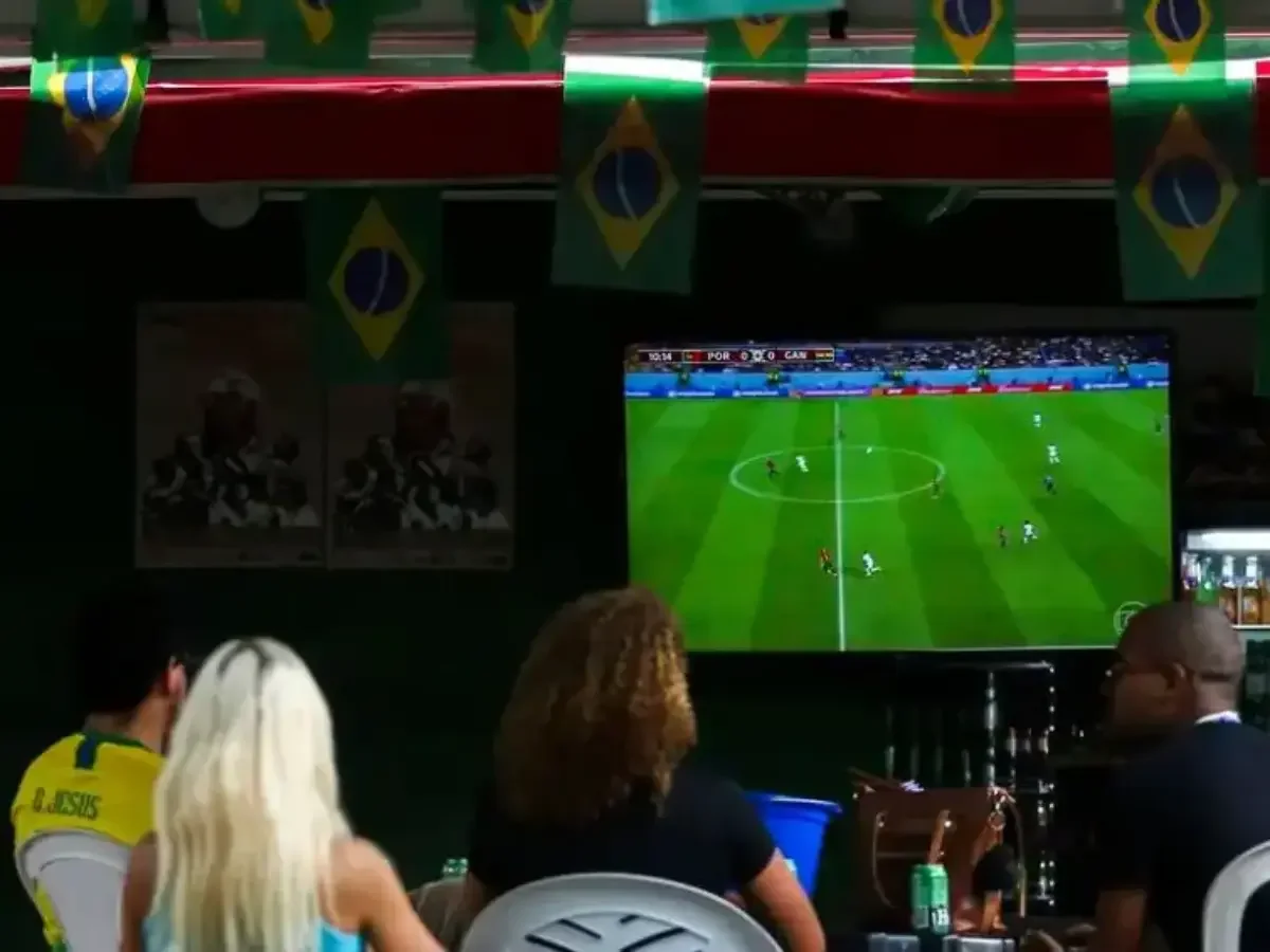 Queda no consumo de energia elétrica no Brasil durante partida da Copa do Mundo.