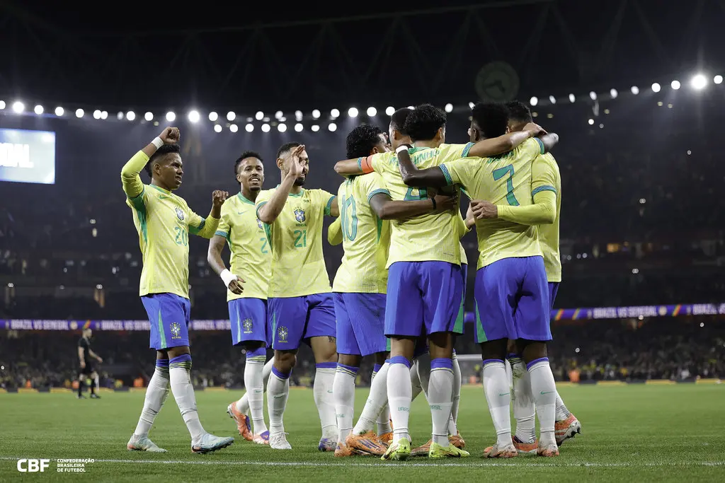 Seleção brasileira joga contra a Escócia na Copa do Mundo de 2026 em Miami.