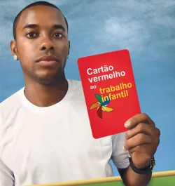 Cartão vermelho ao trabalho infantil - CUT - Central Única dos Trabalhadores