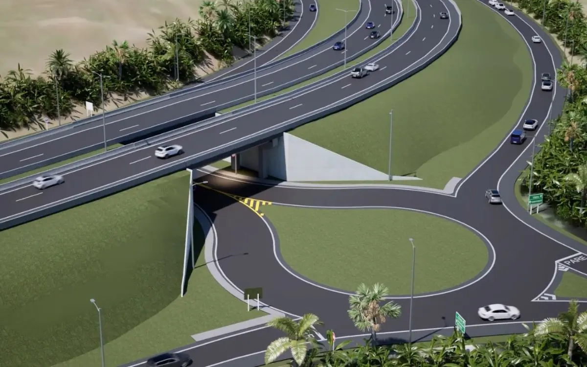 Obras mudam acesso à BR-101 em Anchieta; entenda