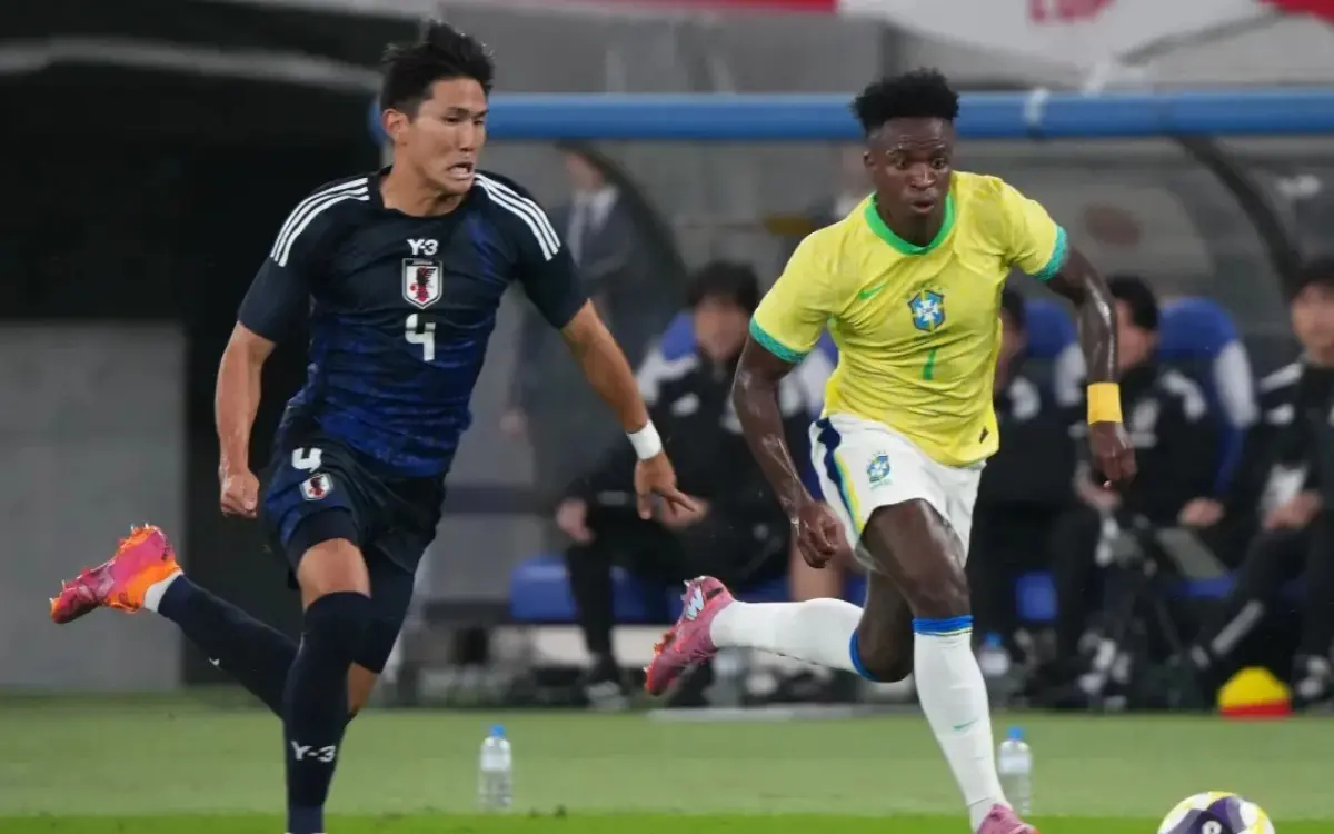 Seleção japonesa se prepara para enfrentar o Brasil na Copa do Mundo de 2026.
