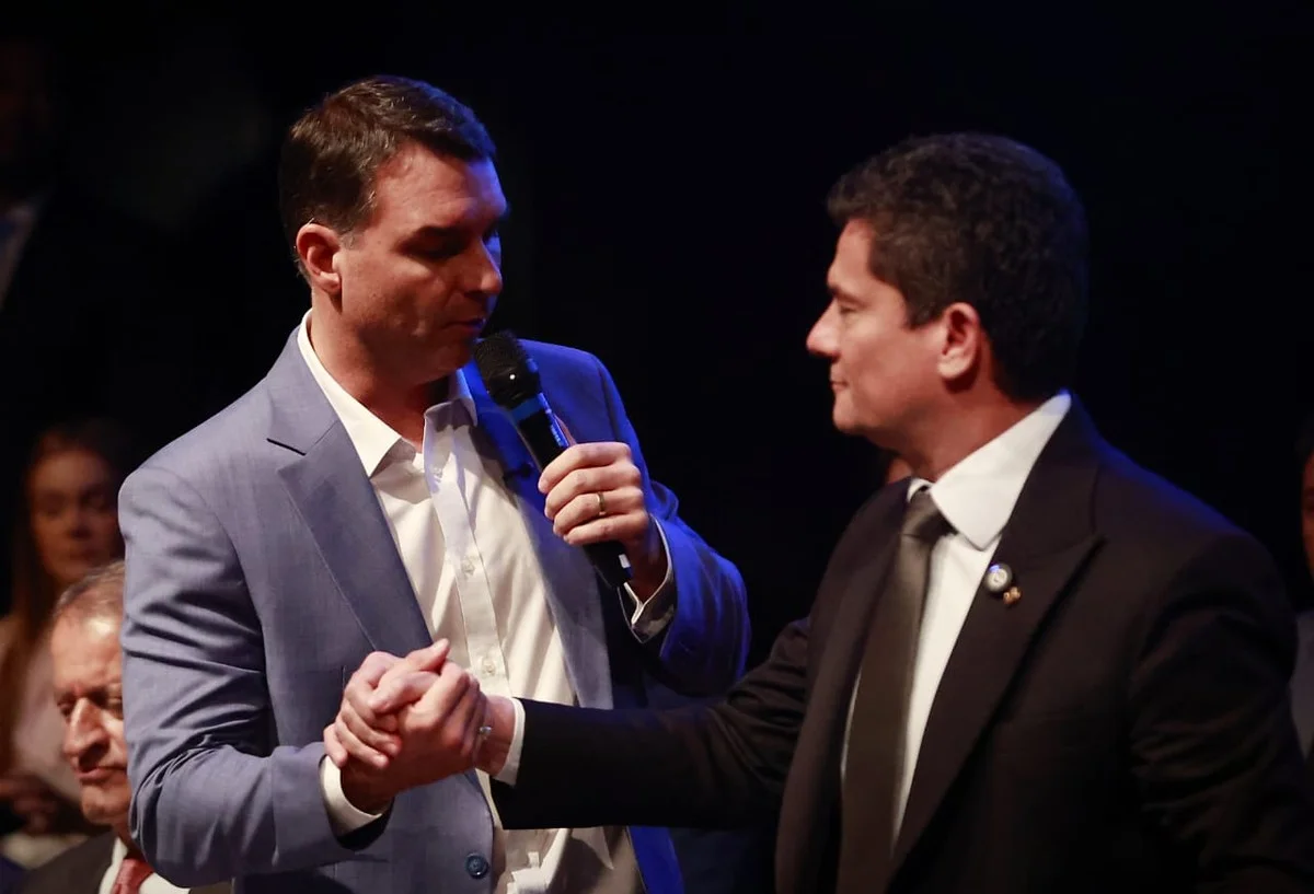 Sergio Moro defende apuração do escândalo do Banco Master em evento em São Paulo.