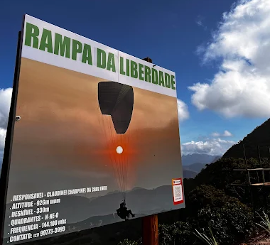 Rampa da Liberdade é palco para o voo livre em Afonso Cláudio