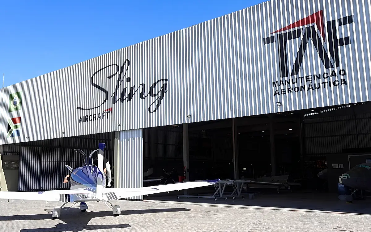 Avião Sling TSi montado no Espírito Santo com foco em eficiência e baixo consumo de combustível.