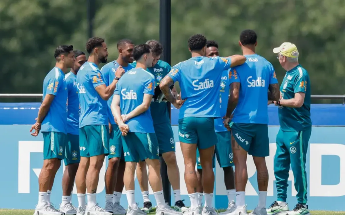 Brasil segue preparação para encarar Noruega
