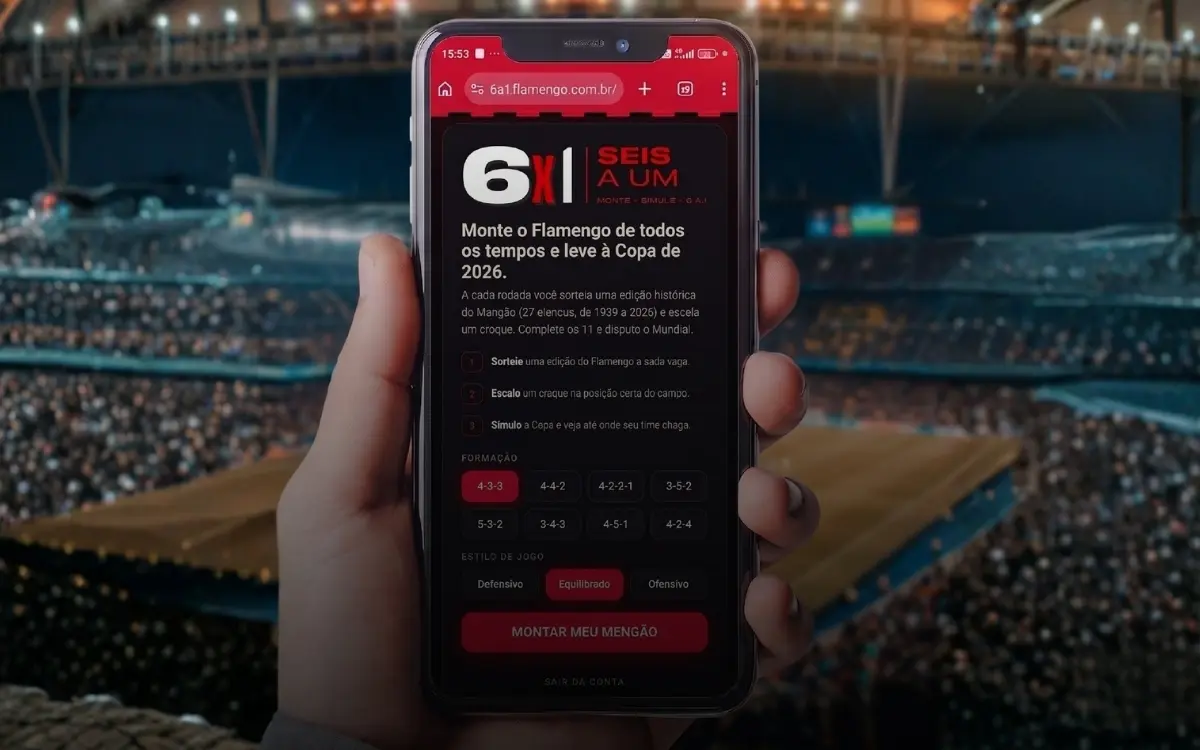 Flamengo lança game interativo em parceria com empresa capixaba.