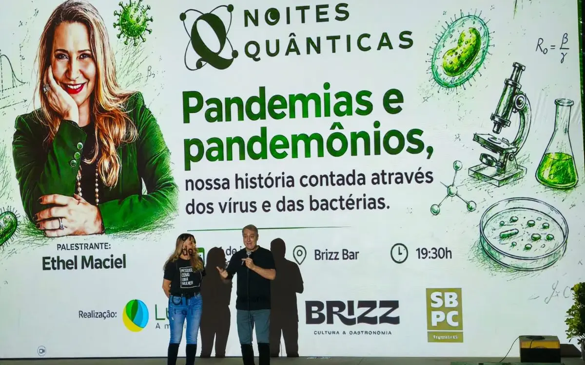 Evento Noites Quânticas aproxima pesquisadores e público em Vitória para discutir ciência.